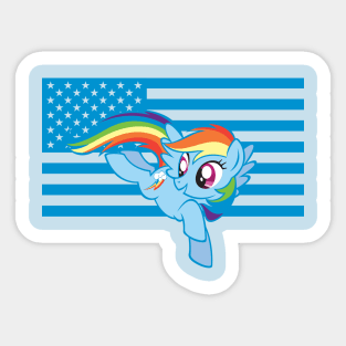 MY LITTLE PONY - 4th of July - 2.0 Sticker